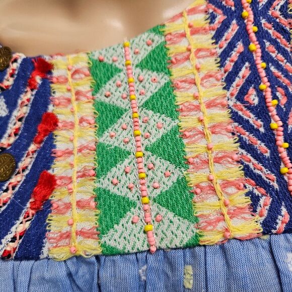 Anthropologie Verb Pallavi Singhee Rhapsody Embroidered Blouse - Picture 13 of 14